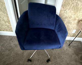 Modern Blue Upholstered Chair