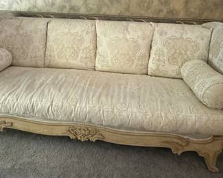 Marge Carson French Country Beige Sofa