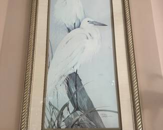 Herons White splendor by Art LaMay
