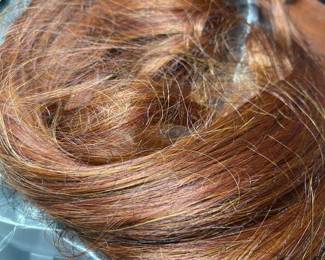 New real hair wigs 16-18  inches long
Can be trimmed never worn $25 each very expensive wigs