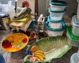 Fitz and Floyd hand-painted serving platter $10

