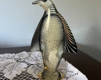 Vintage Abraham Palatnik lucite acrylic penguin 