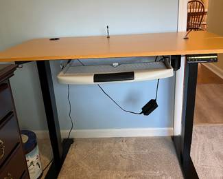 Adjustable electric standing desk