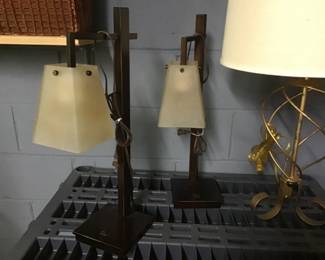 Industrial lamps bronze base
