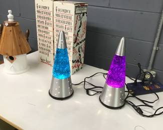 Lava lamps to go with beaded curtains