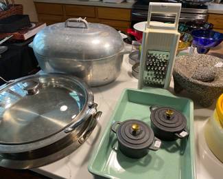 Serving pieces, large Magnalite , catering pieces