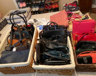 Purse & scarf collection. 