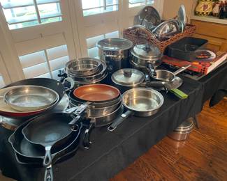 Pots, pans & skillets galore! 