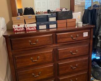 Dresser with mirror