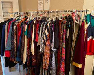Nice collection of ladies clothes- classic styles- size small & medium 