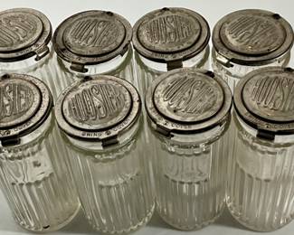 8. HOOSIER SPICE JARS TO BE SOLD WITH HOOSIER CABINET 