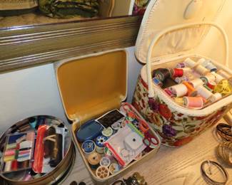 Needle work sewing kits.