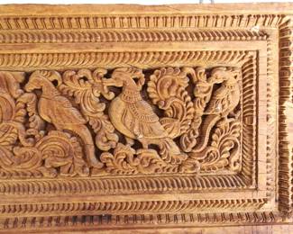 Wooden Temple Carving (B)