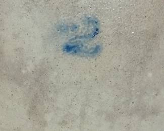 #2 Stencil Cobalt Blue Stoneware Crock