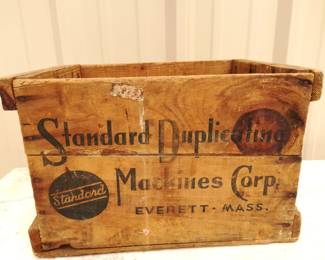 Standard Duplicating Machine Wooden Shipping Crate