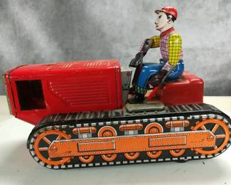 Mito Pressed Steel Tractor Battery Powered Toy