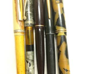 (5) Fountain Pens (Assume for Parts)