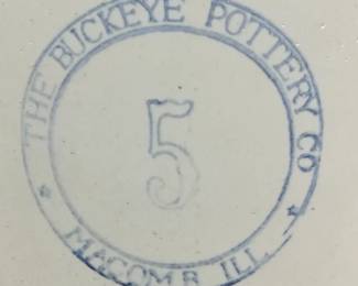 Buckeye Pottery Macomb IL #5 Stoneware Crock