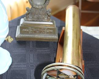 Pocket watch holder; kaleidoscope 