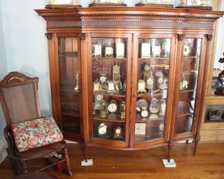 Walnut antique book case