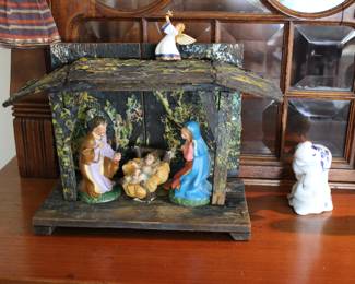 Vintage Italian nativity