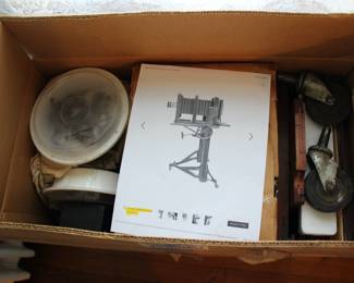 Antique large studio portrait camera