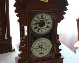 CW Feishtinger oak clock