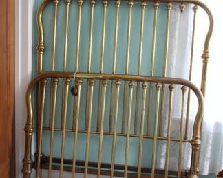 Brass bed