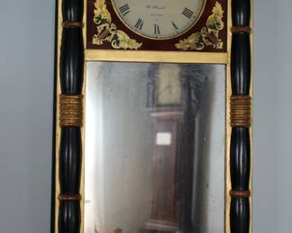 Benjamin Morril NH mirror clock