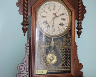 Waterbury calendar clock