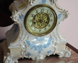 Porcelain clock, Waterbury works