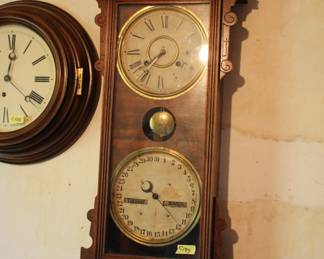 Waterbury calendar clock