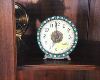New Haven jeweled clock