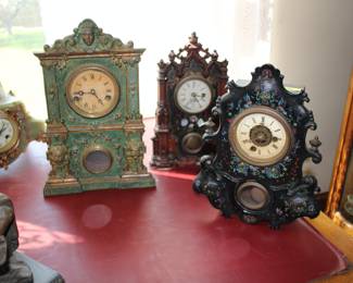 Iron face clocks