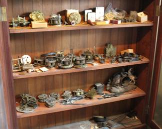 Assorted clock parts / works