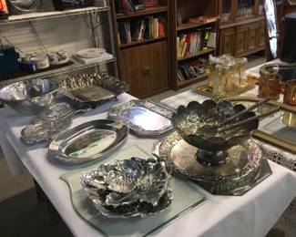 Silverplate and decor