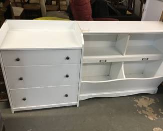 Dresser and storage cubby 