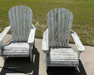 Wood Beach Style Chairs