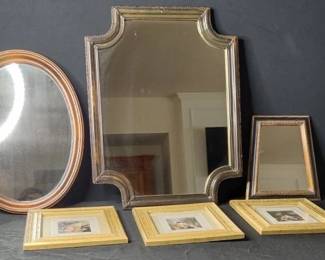 Mirrors and Cherub Art