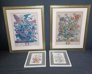 Watercolor paintings signed