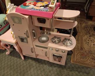Pink Woode  Play Kitchen