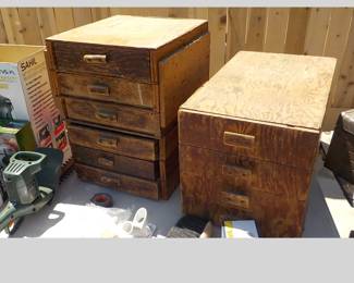 Antique Wooden Storage Boxes (for Tools)???