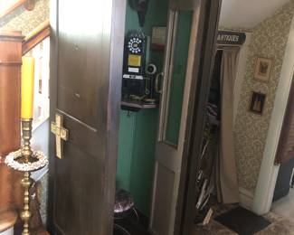 And yes we have a phone booth. Nice wooden exterior includes old pay phone with light and Bell telephone sign and 50% off