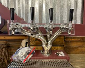 Custome Beer tap made from Hooker headers!