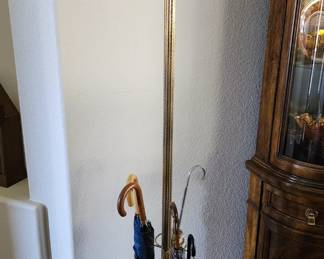 Brass Coat Rack Hall Tree