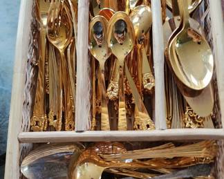 Gold Plated Silverware