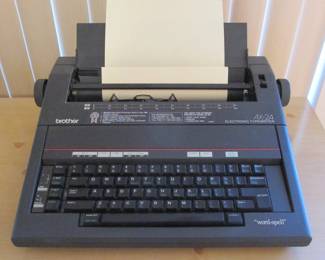 Brother AX-24 Portable Electronic Typewriter.