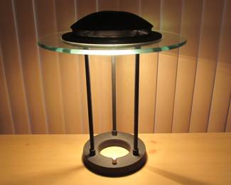 Sonneman Saturn Style Lamp Kovacus UFO Table.