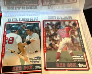 56 Red Sox 2004 trading cards 