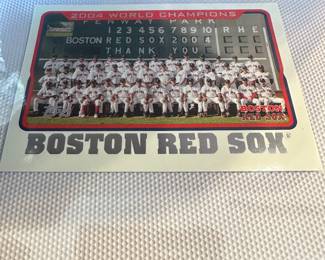 2004 Boston Red Sox Trading cards